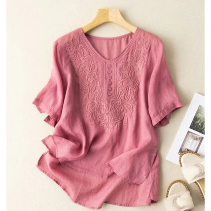 Pure Cotton Embroidered Comfortable Top