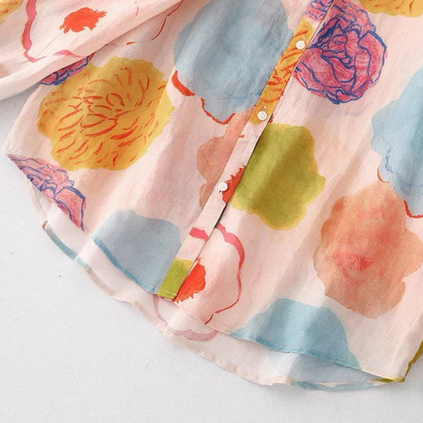 Pure Cotton Printed Full Sleeve Casual Shirt