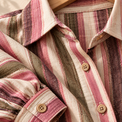Digital Printed Comfort Stripe Shirt
