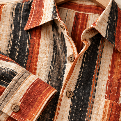 Digital Printed Comfort Stripe Shirt