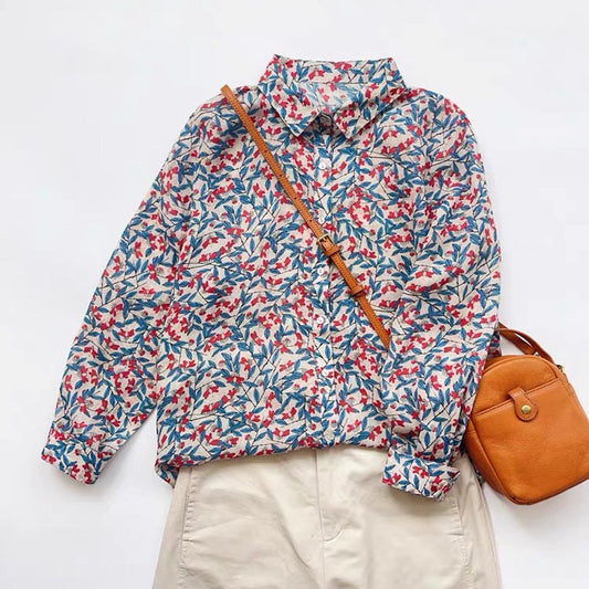 Pure Cotton Printed Full Sleeve Casual Shirt
