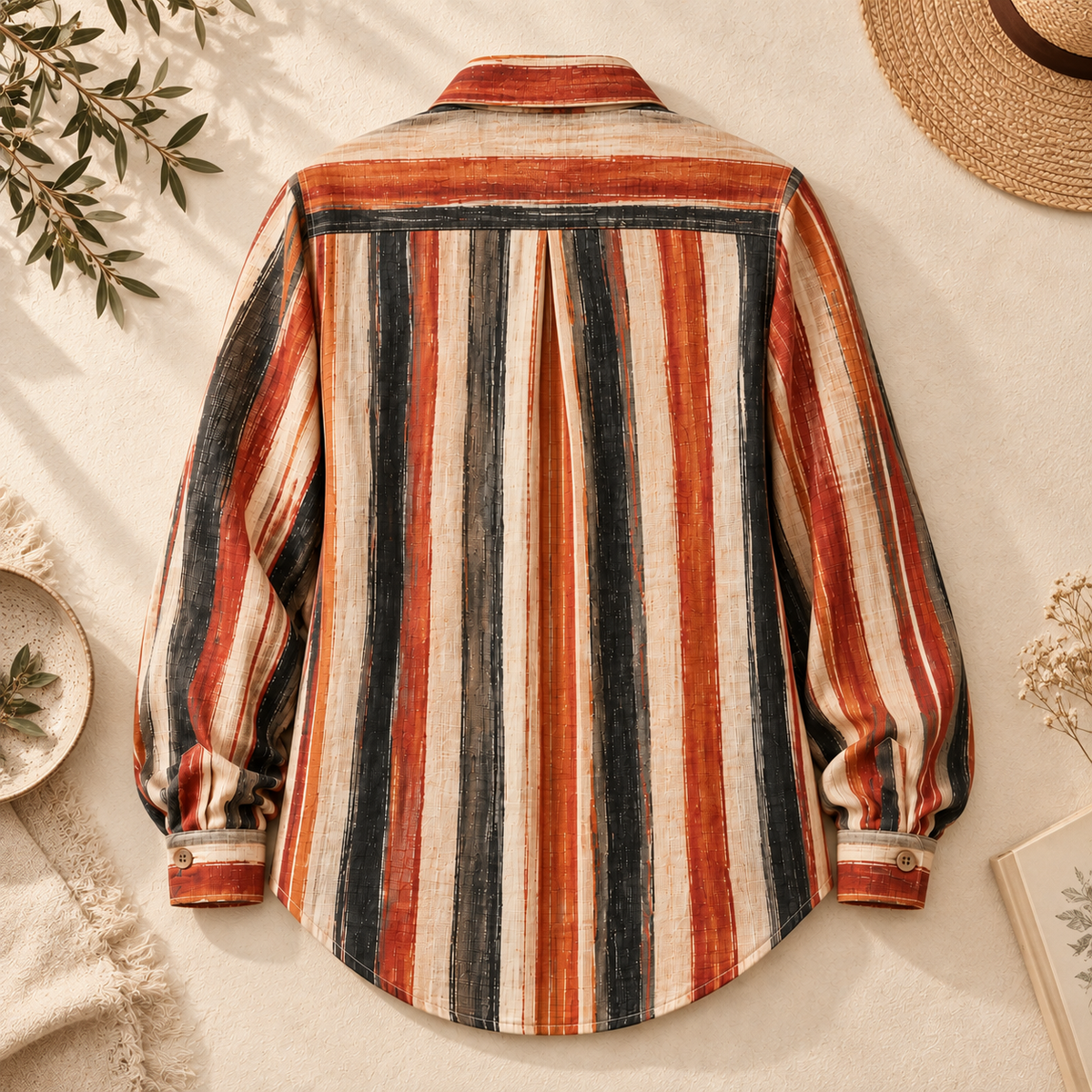 Digital Printed Comfort Stripe Shirt